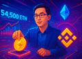 Đồng sáng lập F2Pool Wang Chun rút 54.500 ETH từ Binance