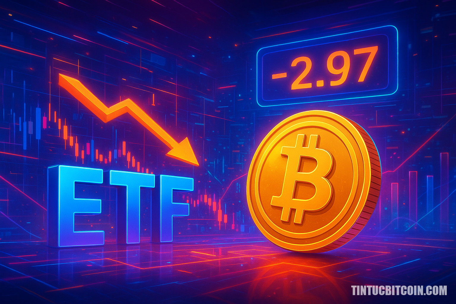 ETF Bitcoin giao ngay Mỹ rút ròng 2,97 tỷ USD trong 10 phiên liên tiếp - Tin Tức Bitcoin - Cập Nhật Tin Tức Coin Mới Nhất 24/7 2026 ETF Bitcoin giao ngay Mỹ rút ròng 2,97 tỷ USD trong 10 phiên liên tiếp