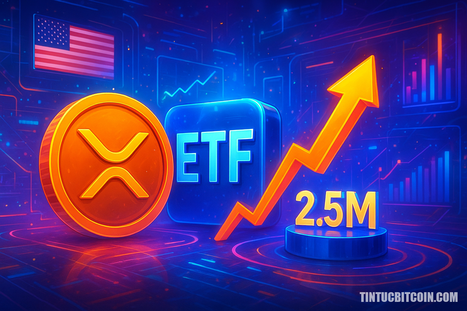 ETF XRP giao ngay tại Mỹ hút ròng 2,5 triệu USD trong ngày - Tin Tức Bitcoin - Cập Nhật Tin Tức Coin Mới Nhất 24/7 2026 ETF XRP giao ngay tại Mỹ hút ròng 2,5 triệu USD trong ngày