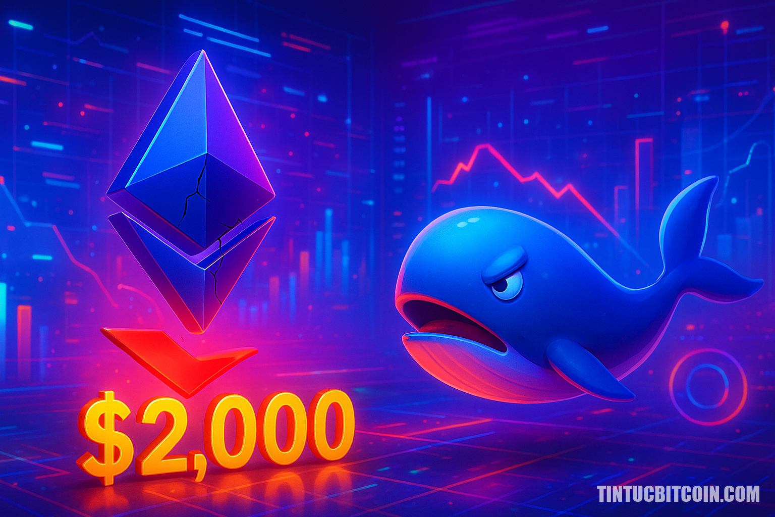 Ethereum rơi dưới 2.000 USD khi cá voi bán mạnh, rủi ro nổi bật - Tin Tức Bitcoin - Cập Nhật Tin Tức Coin Mới Nhất 24/7 2026 Ethereum rơi dưới 2.000 USD khi cá voi bán mạnh, rủi ro nổi bật