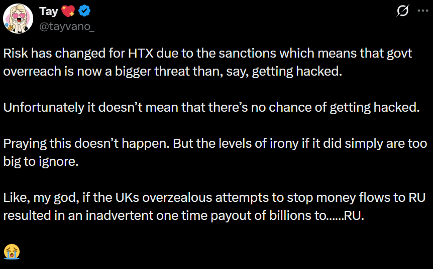HTX chuyển 1,3 tỷ USD dự trữ sang bên thứ ba giữa lệnh trừng phạt - Tin Tức Bitcoin - Cập Nhật Tin Tức Coin Mới Nhất 24/7 2026 HTX
