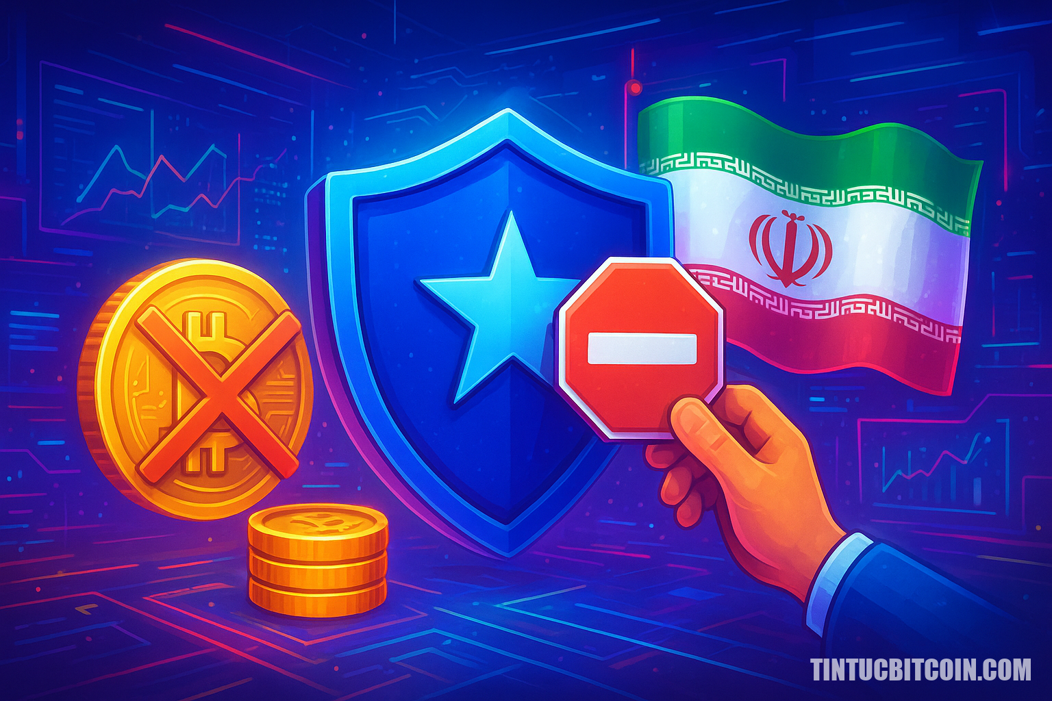 Mỹ trừng phạt các nền tảng và cá nhân giao dịch crypto Iran - Tin Tức Bitcoin - Cập Nhật Tin Tức Coin Mới Nhất 24/7 2026 Mỹ trừng phạt các nền tảng và cá nhân giao dịch crypto Iran