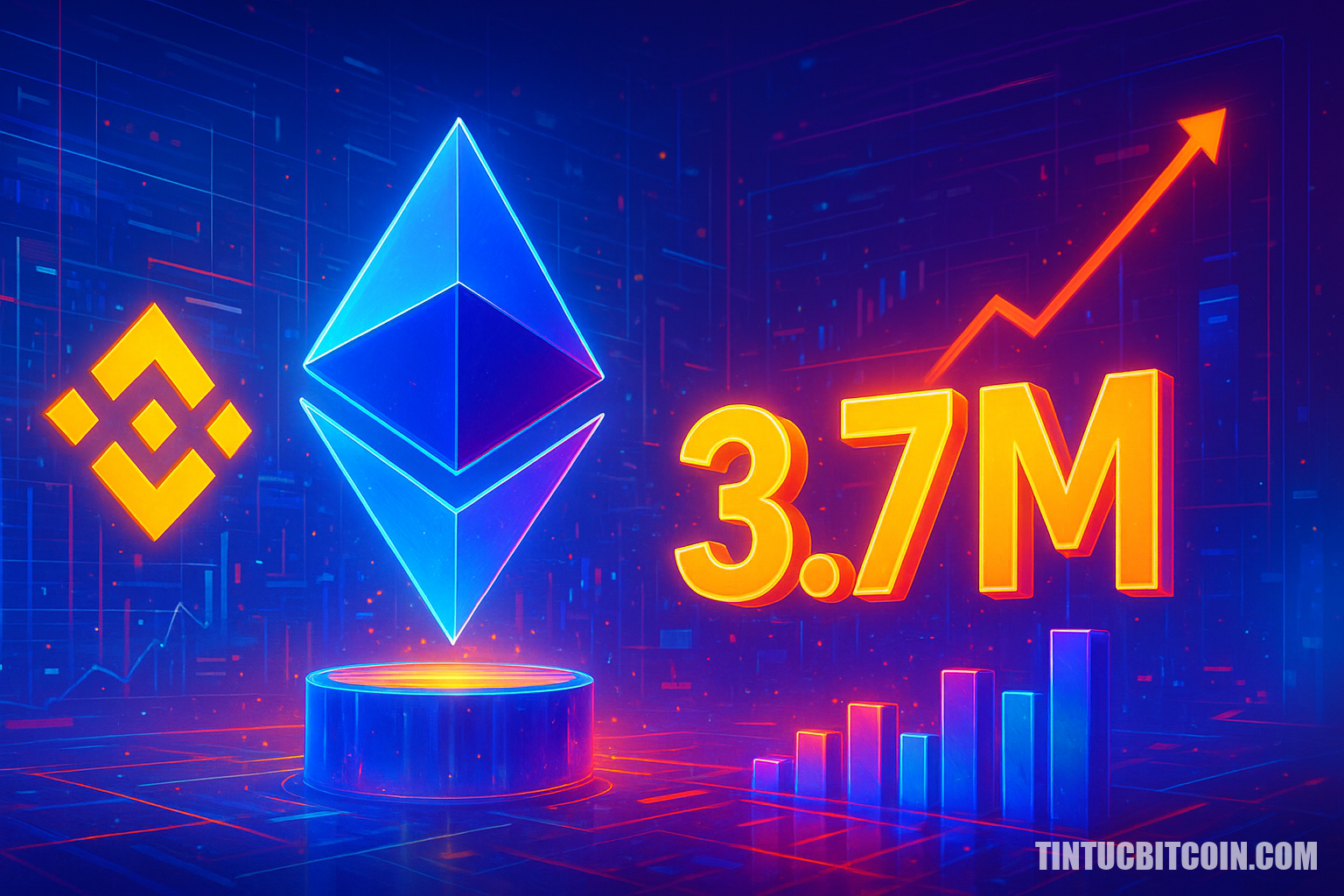 Open interest ETH vĩnh cửu trên Binance gần kỷ lục 3,7 triệu ETH - Tin Tức Bitcoin - Cập Nhật Tin Tức Coin Mới Nhất 24/7 2026 Open interest ETH vĩnh cửu trên Binance gần kỷ lục 3,7 triệu ETH