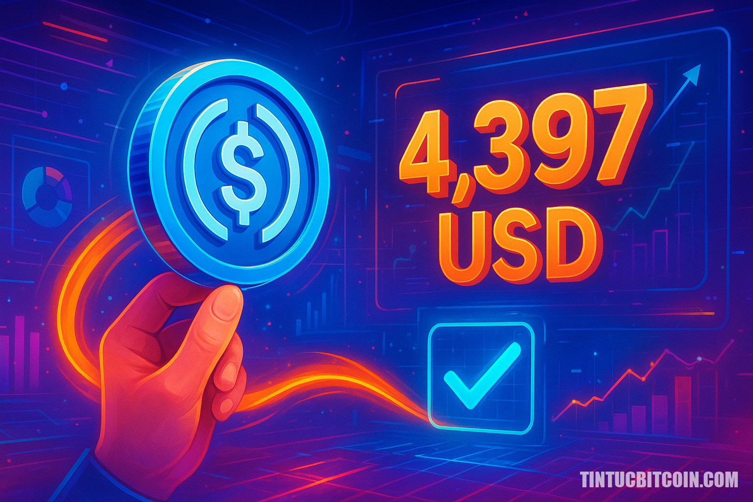 Thanh toán on-chain 4,397 tỷ USDC hoàn tất trong vài giây, phí 0 USD - Tin Tức Bitcoin - Cập Nhật Tin Tức Coin Mới Nhất 24/7 2026 Thanh toán on-chain 4,397 tỷ USDC hoàn tất trong vài giây, phí 0 USD