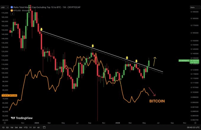 Vì sao mùa altcoin vẫn chưa đến do chênh lệch bị bỏ qua - Tin Tức Bitcoin - Cập Nhật Tin Tức Coin Mới Nhất 24/7 2026 altcoins