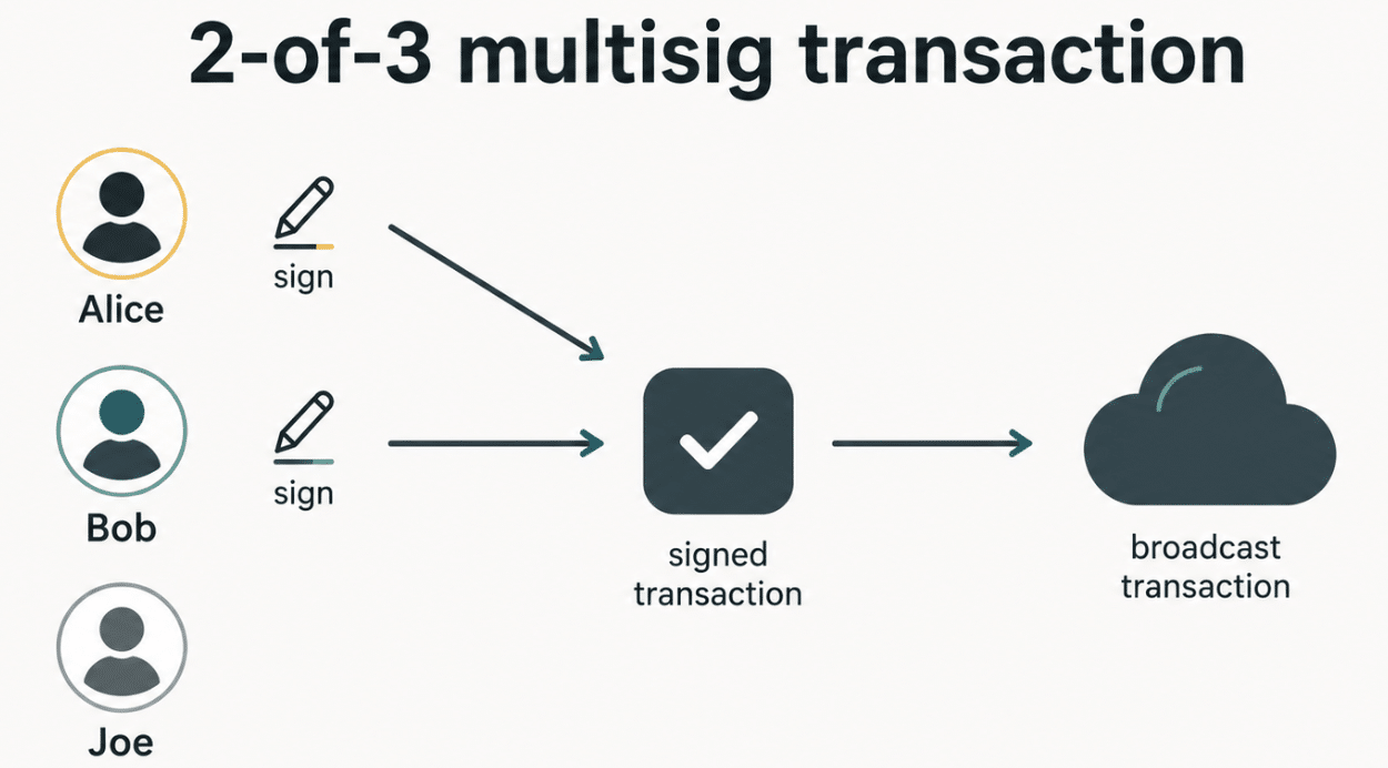 Sẽ ra sao nếu AI Agent tự có ví Crypto riêng? - Tin Tức Bitcoin - Cập Nhật Tin Tức Coin Mới Nhất 24/7 2026 Giao dịch đa chữ ký hoạt động như thế nào?