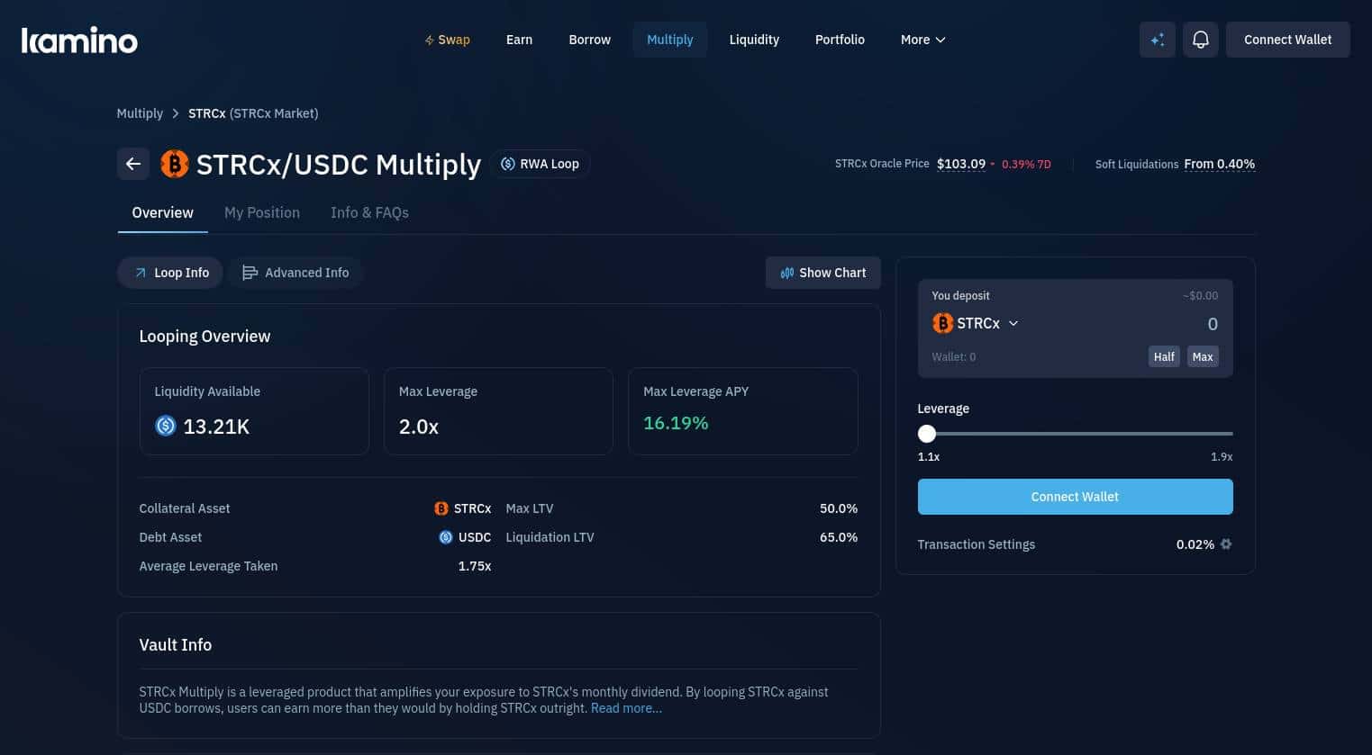 Kamino là gì? Tìm hiểu giao thức lending số 1 trên Solana - Tin Tức Bitcoin - Cập Nhật Tin Tức Coin Mới Nhất 24/7 2026 STRCx Market trên Kamino