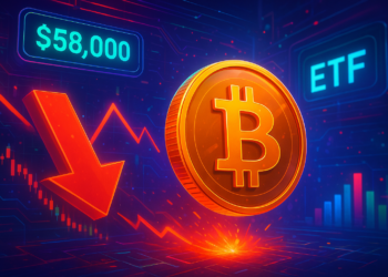 Bitcoin rơi dưới 58.000 USD khi lực bán mạnh lấn át ETF yếu dần