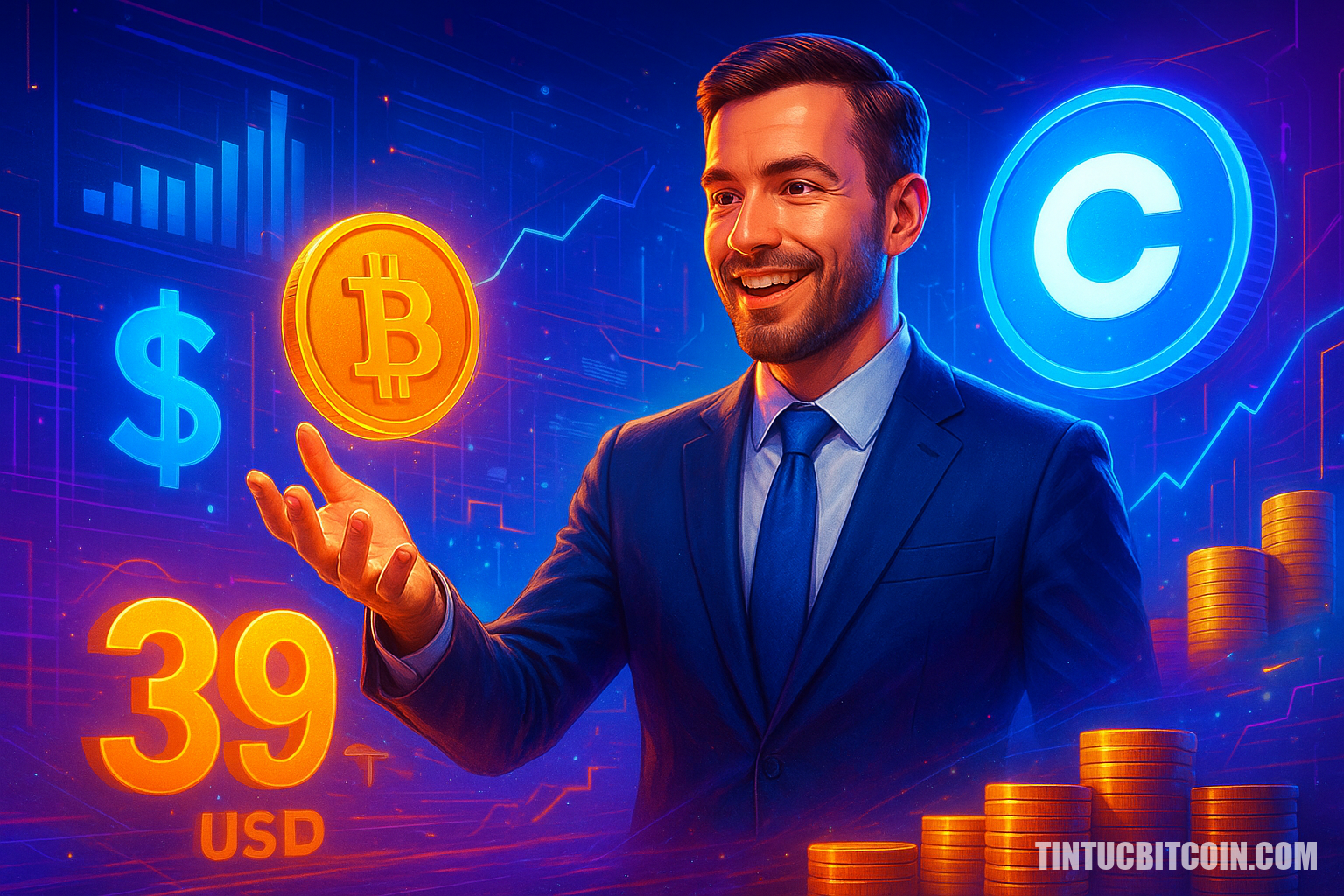 CEO Coinbase thúc đẩy crypto như tiền cứng giữa nợ 39 nghìn tỷ USD - Tin Tức Bitcoin - Cập Nhật Tin Tức Coin Mới Nhất 24/7 2026 CEO Coinbase thúc đẩy crypto như tiền cứng giữa nợ 39 nghìn tỷ USD