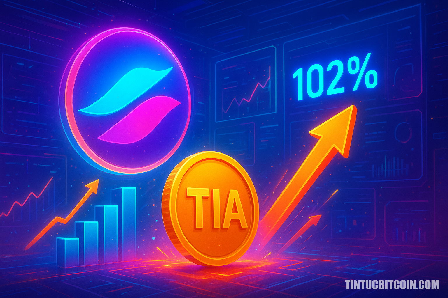 Nâng cấp mạng Celestia kích hoạt TIA tăng vọt 102% khối lượng giao dịch - Tin Tức Bitcoin - Cập Nhật Tin Tức Coin Mới Nhất 24/7 2026 Nâng cấp mạng Celestia kích hoạt TIA tăng vọt 102% khối lượng giao dịch