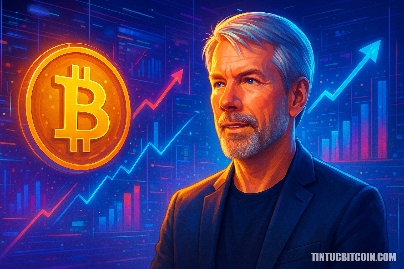 Michael Saylor: Bitcoin phát triển lớn nhất nằm ngoài giao thức - Tin Tức Bitcoin - Cập Nhật Tin Tức Coin Mới Nhất 24/7 2026 Michael Saylor: Bitcoin phát triển lớn nhất nằm ngoài giao thức