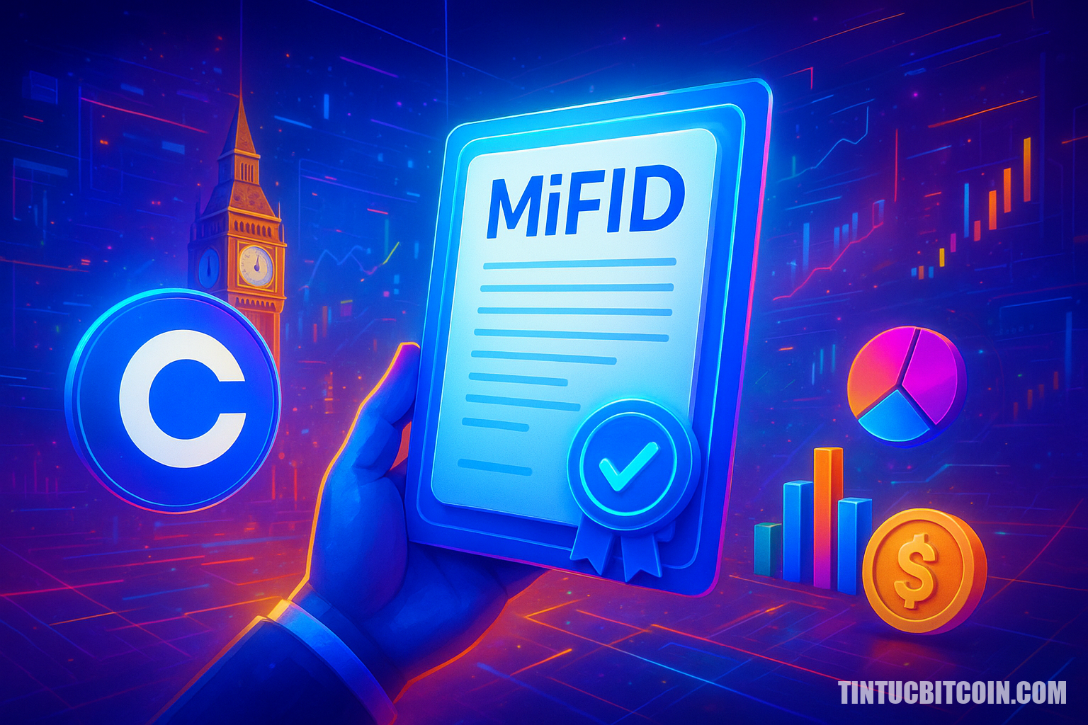 Coinbase nhận giấy phép MiFID tại Anh, bước sang đầu tư đa tài sản - Tin Tức Bitcoin - Cập Nhật Tin Tức Coin Mới Nhất 24/7 2026 Coinbase nhận giấy phép MiFID tại Anh, bước sang đầu tư đa tài sản
