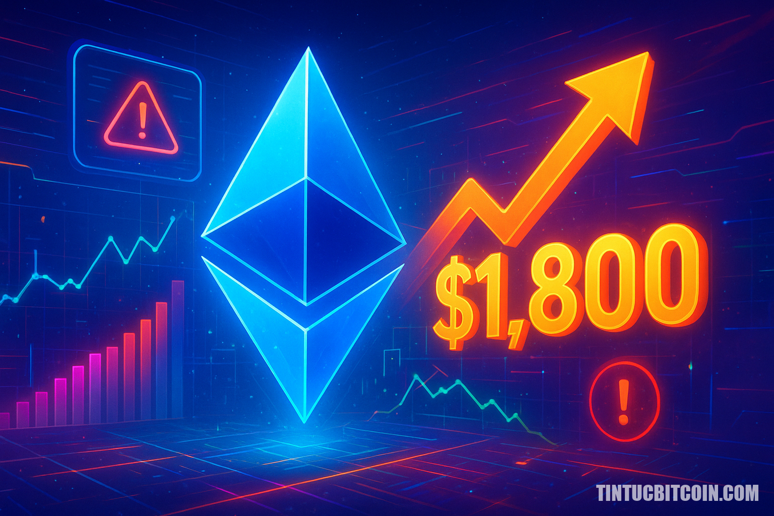 Ethereum tiến sát 1.800 USD khi 2 chỉ số cảnh báo rủi ro - Tin Tức Bitcoin - Cập Nhật Tin Tức Coin Mới Nhất 24/7 2026 Ethereum tiến sát 1.800 USD khi 2 chỉ số cảnh báo rủi ro