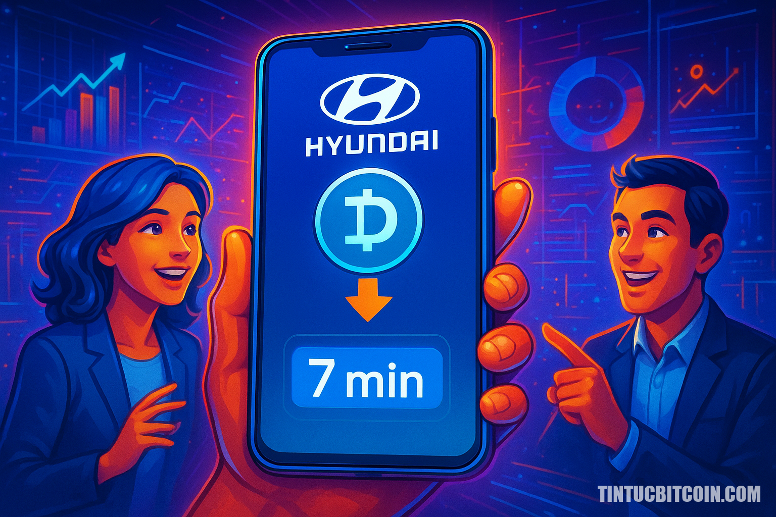 Hyundai rút chuyển USDT xuống còn 7 phút nhờ ứng dụng thực tế - Tin Tức Bitcoin - Cập Nhật Tin Tức Coin Mới Nhất 24/7 2026 Hyundai rút chuyển USDT xuống còn 7 phút nhờ ứng dụng thực tế