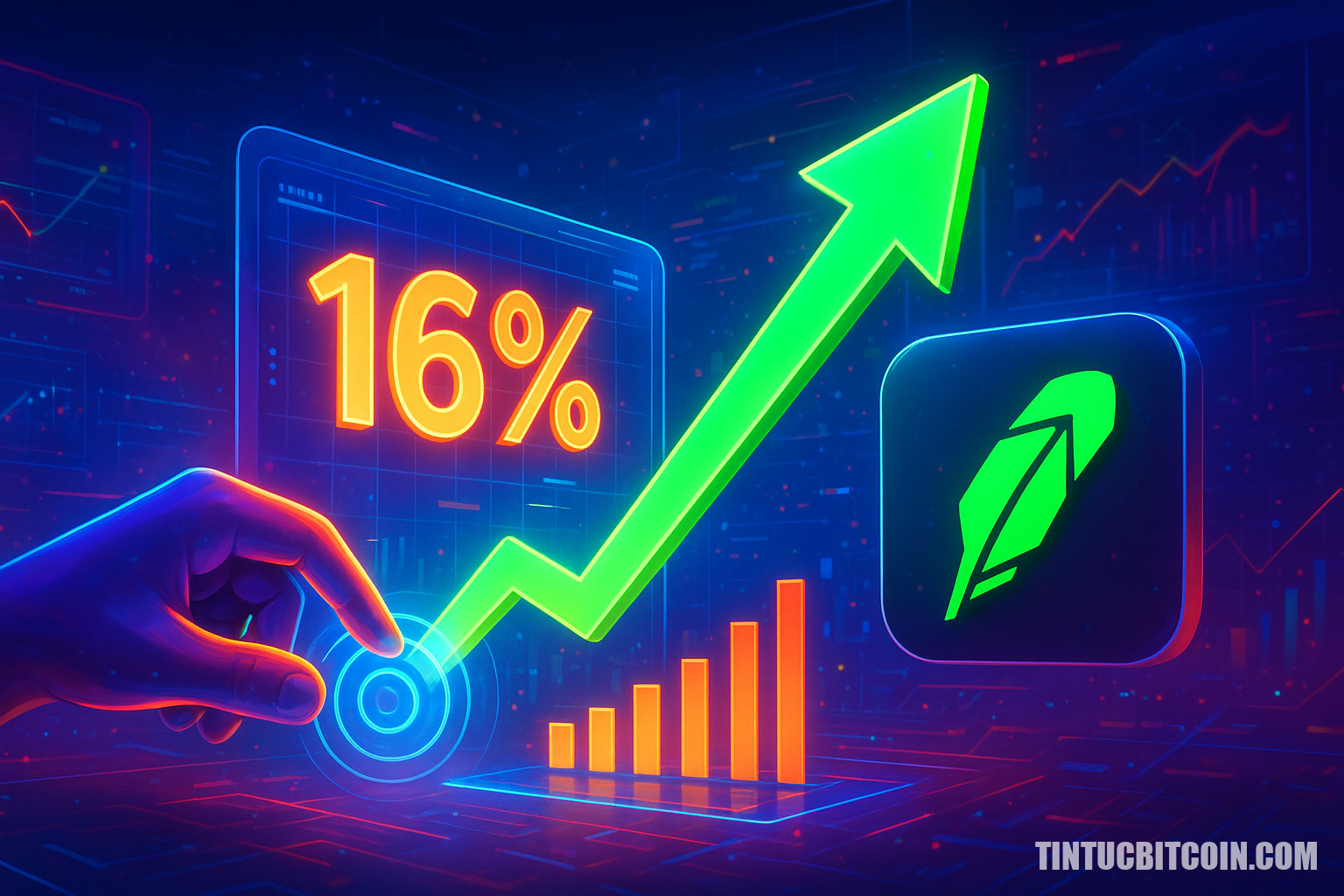 VIRTUAL tăng 16% sau tích hợp Robinhood, còn dư địa? - Tin Tức Bitcoin - Cập Nhật Tin Tức Coin Mới Nhất 24/7 2026 VIRTUAL tăng 16% sau tích hợp Robinhood, còn dư địa?