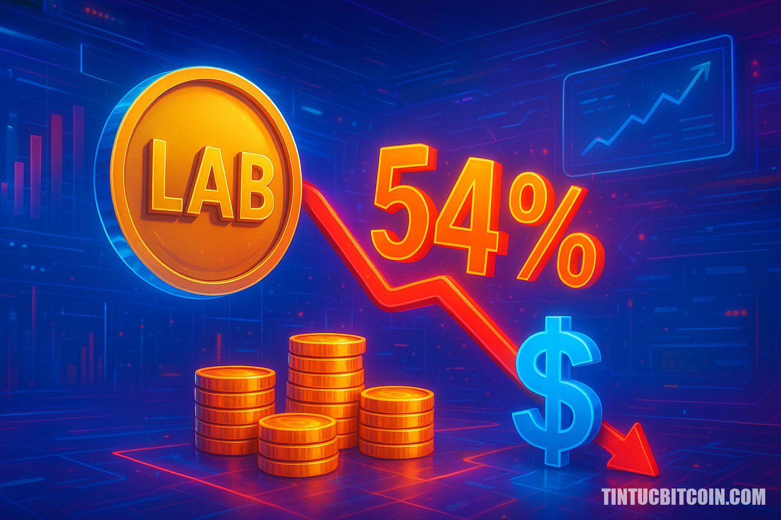 LAB crypto lao dốc 54% sau chuyển 18,3 triệu USD liên quan nội bộ - Tin Tức Bitcoin - Cập Nhật Tin Tức Coin Mới Nhất 24/7 2026 LAB crypto lao dốc 54% sau chuyển 18,3 triệu USD liên quan nội bộ