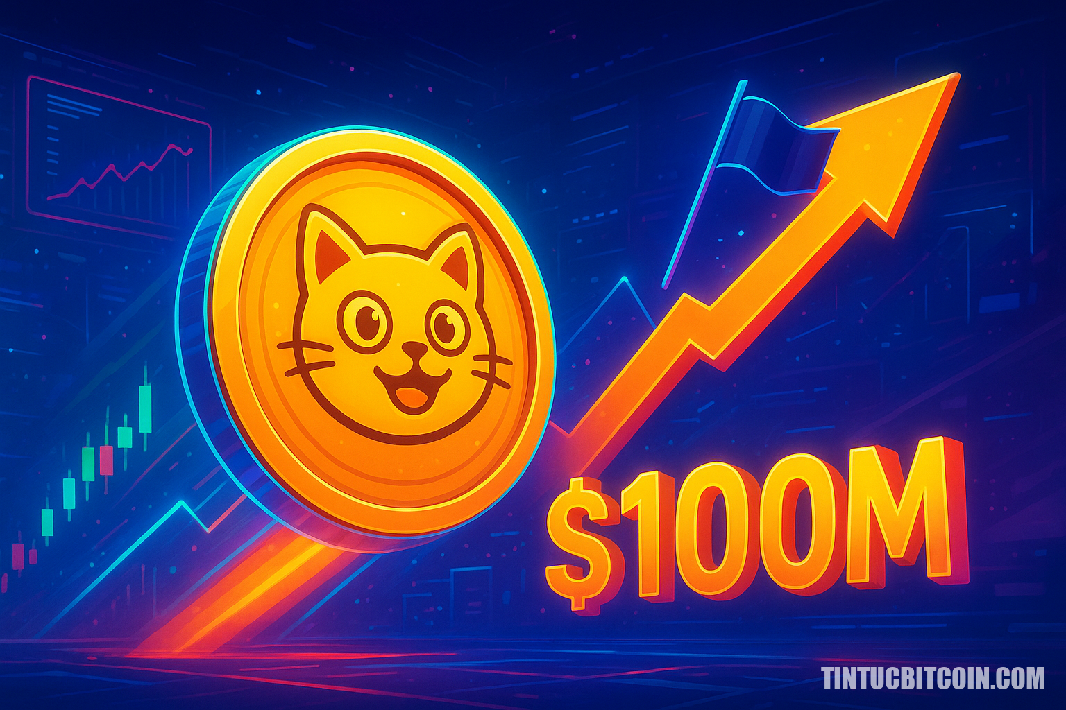 Memecoin CASHCAT trên Robinhood Chain tăng vọt lên 100 triệu USD trong vài giờ: Bull flag có giữ được? - Tin Tức Bitcoin - Cập Nhật Tin Tức Coin Mới Nhất 24/7 2026 Memecoin CASHCAT trên Robinhood Chain tăng vọt lên 100 triệu USD trong vài giờ: Bull flag có giữ được?