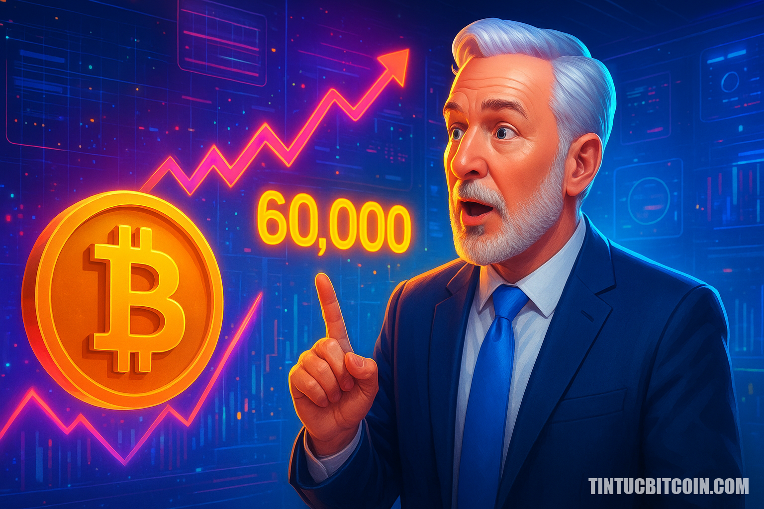 Peter Schiff cảnh báo nhà đầu tư Bitcoin sẽ tiếc vì không bán trên 60.000 USD - Tin Tức Bitcoin - Cập Nhật Tin Tức Coin Mới Nhất 24/7 2026 Peter Schiff cảnh báo nhà đầu tư Bitcoin sẽ tiếc vì không bán trên 60.000 USD