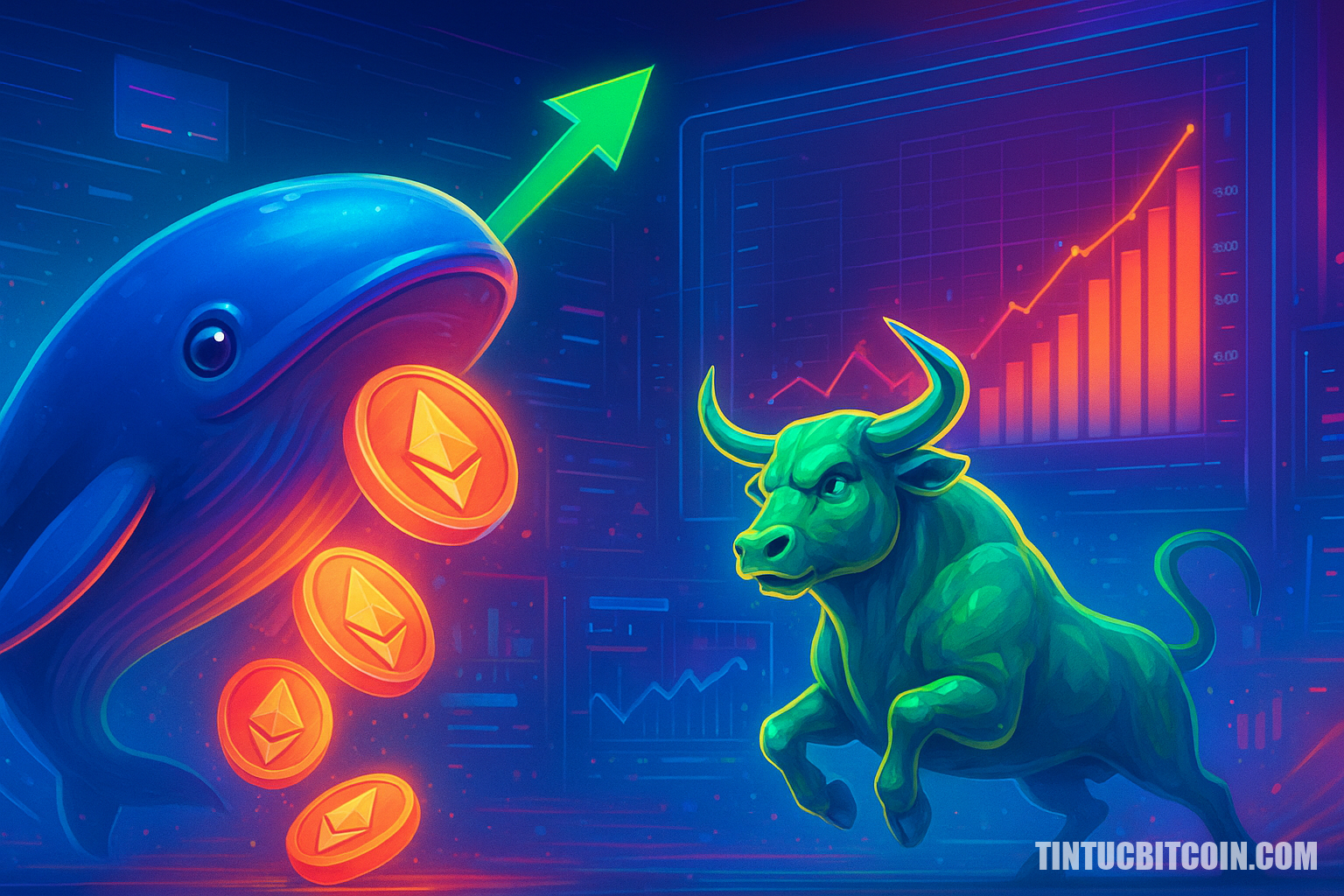 Cá voi Ethereum bán 55 triệu USD ETH, phe bò có hấp thụ được áp lực? - Tin Tức Bitcoin - Cập Nhật Tin Tức Coin Mới Nhất 24/7 2026 Cá voi Ethereum bán 55 triệu USD ETH, phe bò có hấp thụ được áp lực?