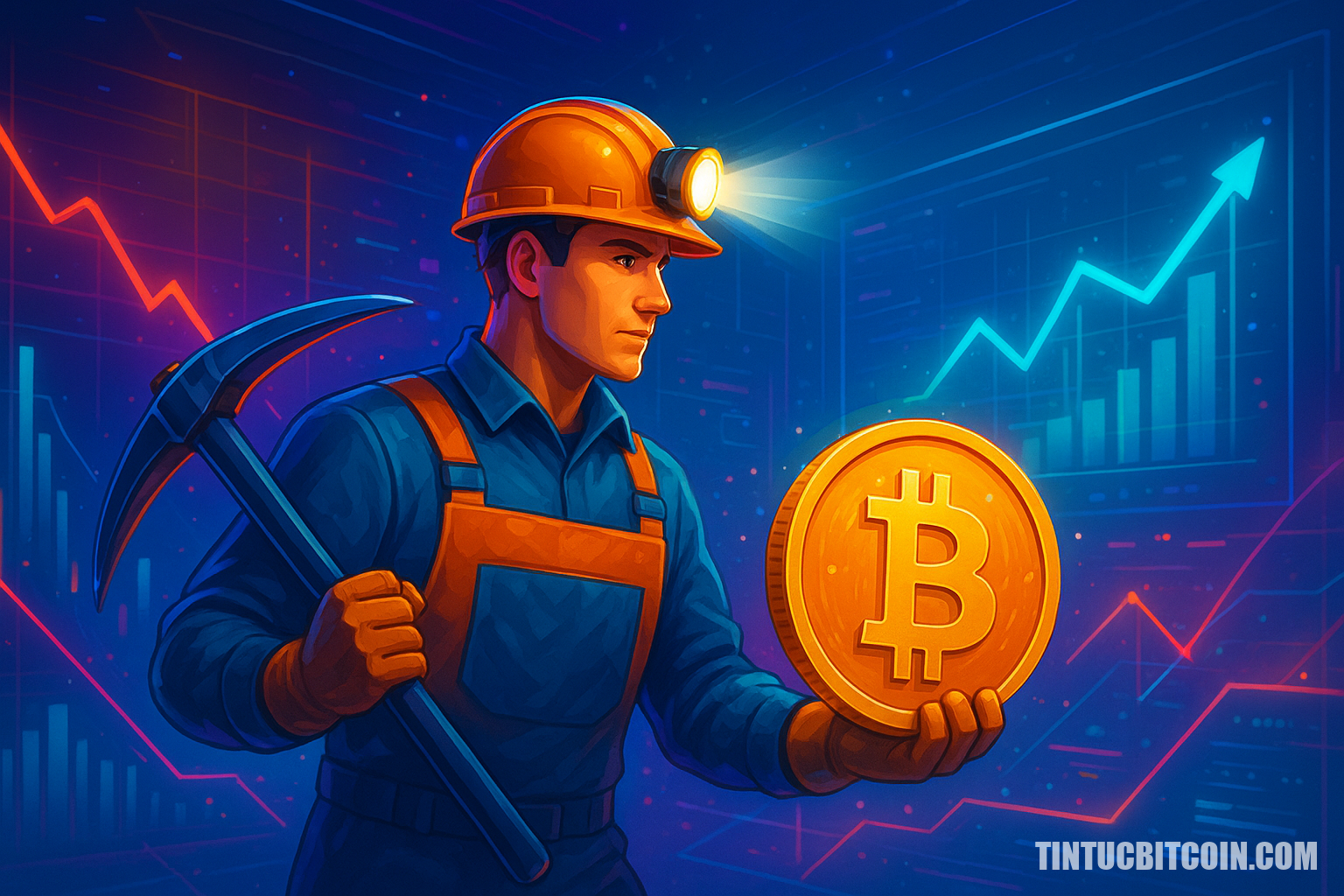 Thợ đào Bitcoin giữ vững khi cổ phiếu lao dốc: BTC ra sao? - Tin Tức Bitcoin - Cập Nhật Tin Tức Coin Mới Nhất 24/7 2026 Thợ đào Bitcoin giữ vững khi cổ phiếu lao dốc: BTC ra sao?