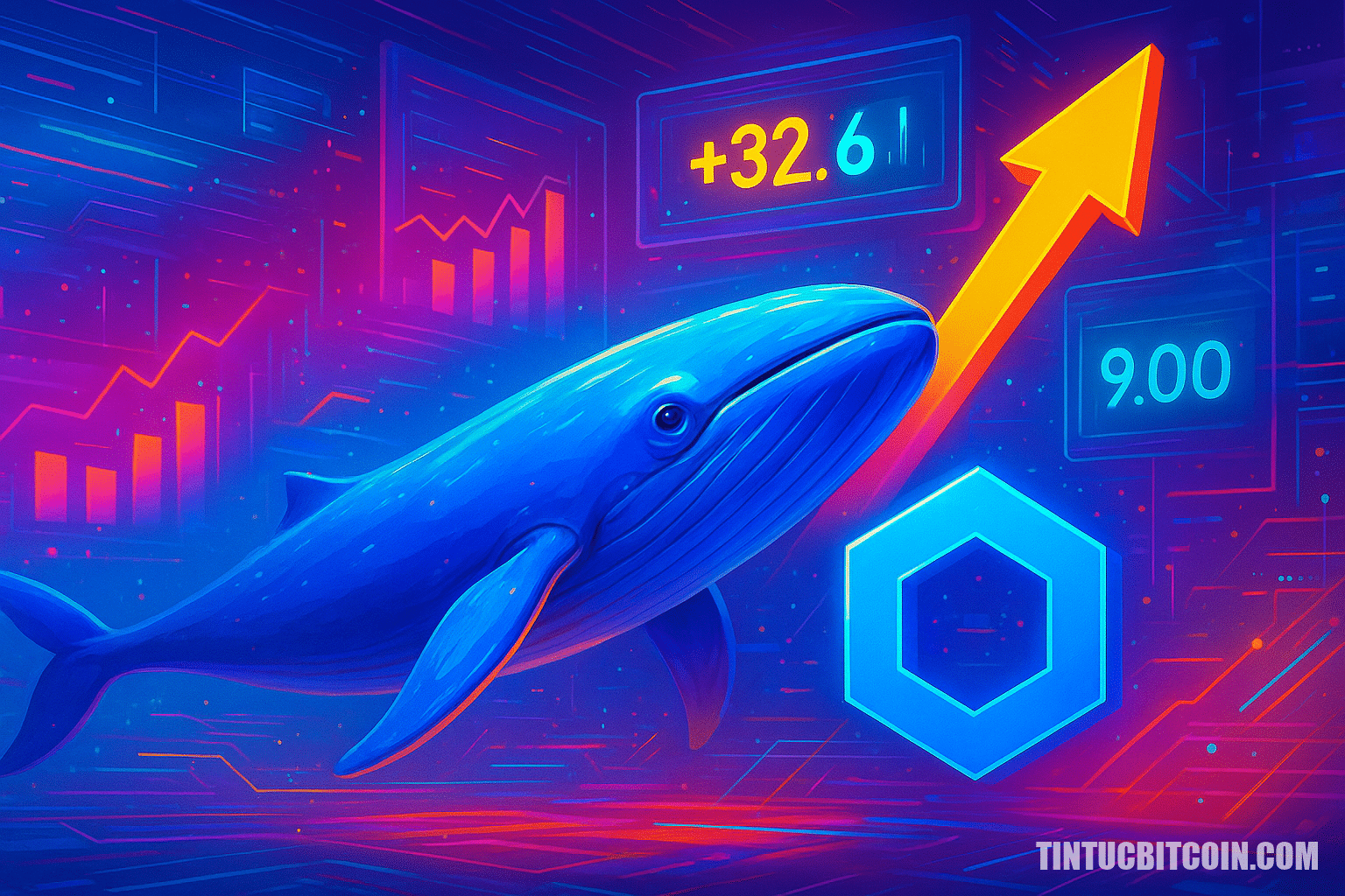 Cá voi Chainlink gom 32,6 triệu USD, LINK hướng 9 USD - Tin Tức Bitcoin - Cập Nhật Tin Tức Coin Mới Nhất 24/7 2026 Cá voi Chainlink gom 32,6 triệu USD, LINK hướng 9 USD