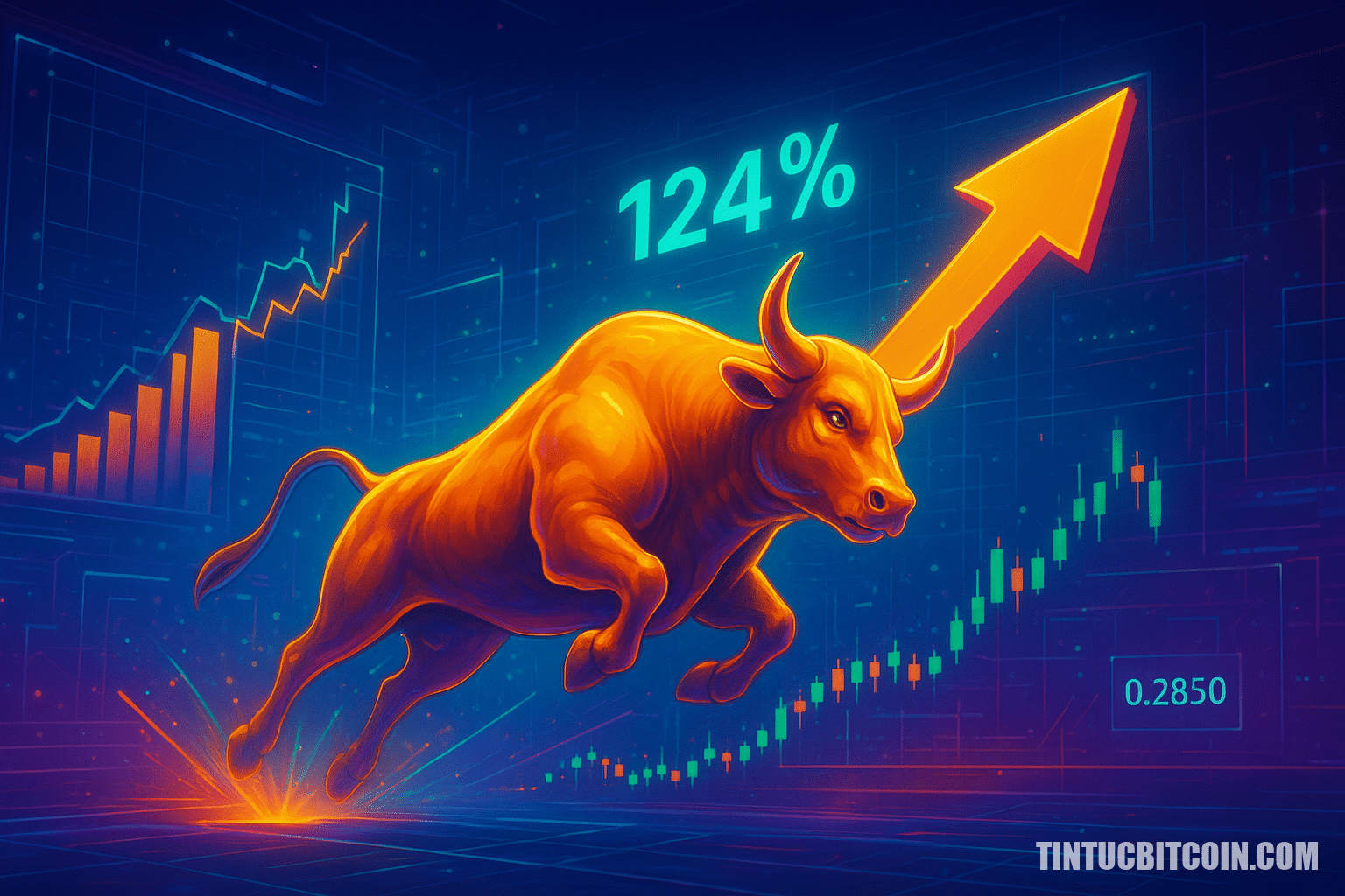 BANK phá kênh giảm 8 tháng, tăng 124%: Bò giữ được 0,2850 USD? - Tin Tức Bitcoin - Cập Nhật Tin Tức Coin Mới Nhất 24/7 2026 BANK phá kênh giảm 8 tháng, tăng 124%: Bò giữ được 0,2850 USD?