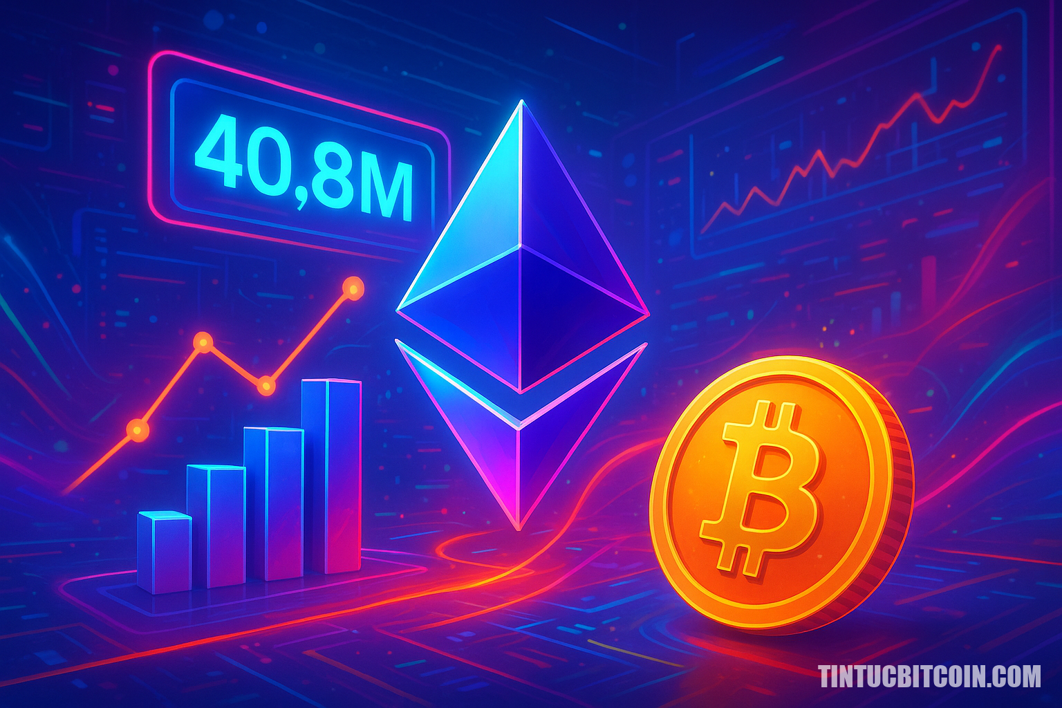 40,8 triệu ETH stake có thể củng cố vị thế Ethereum trước Bitcoin - Tin Tức Bitcoin - Cập Nhật Tin Tức Coin Mới Nhất 24/7 2026 40,8 triệu ETH stake có thể củng cố vị thế Ethereum trước Bitcoin