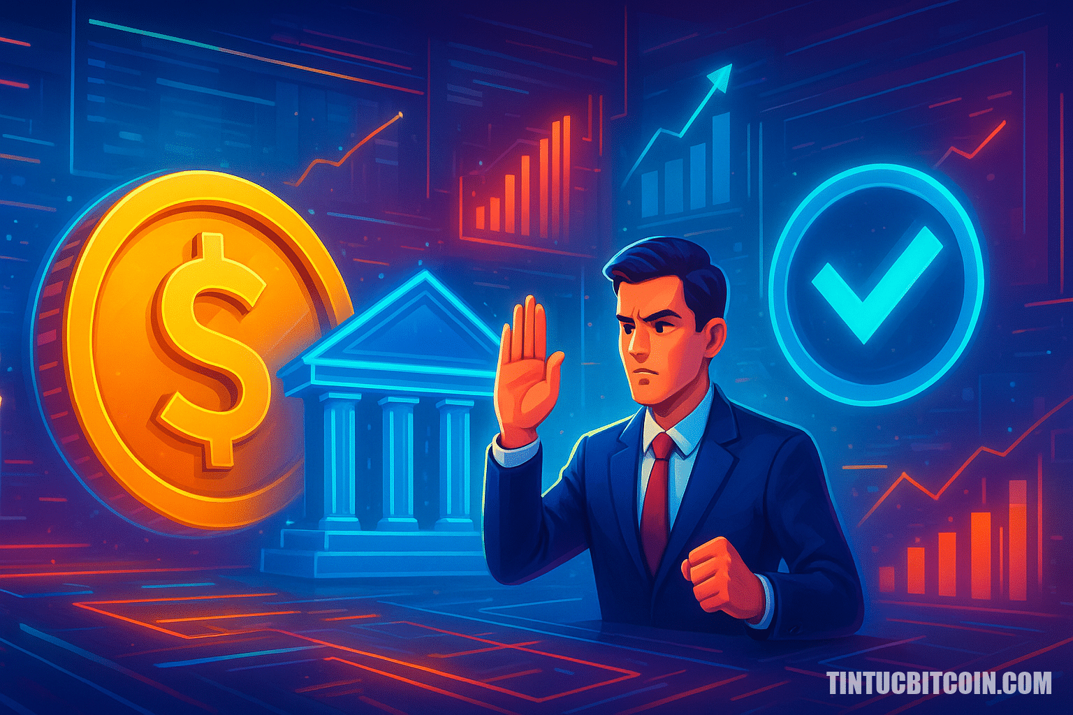 Ngân hàng phản đối thỏa thuận lợi suất stablecoin, CLARITY Act đủ 60 phiếu? - Tin Tức Bitcoin - Cập Nhật Tin Tức Coin Mới Nhất 24/7 2026 Ngân hàng phản đối thỏa thuận lợi suất stablecoin, CLARITY Act đủ 60 phiếu?
