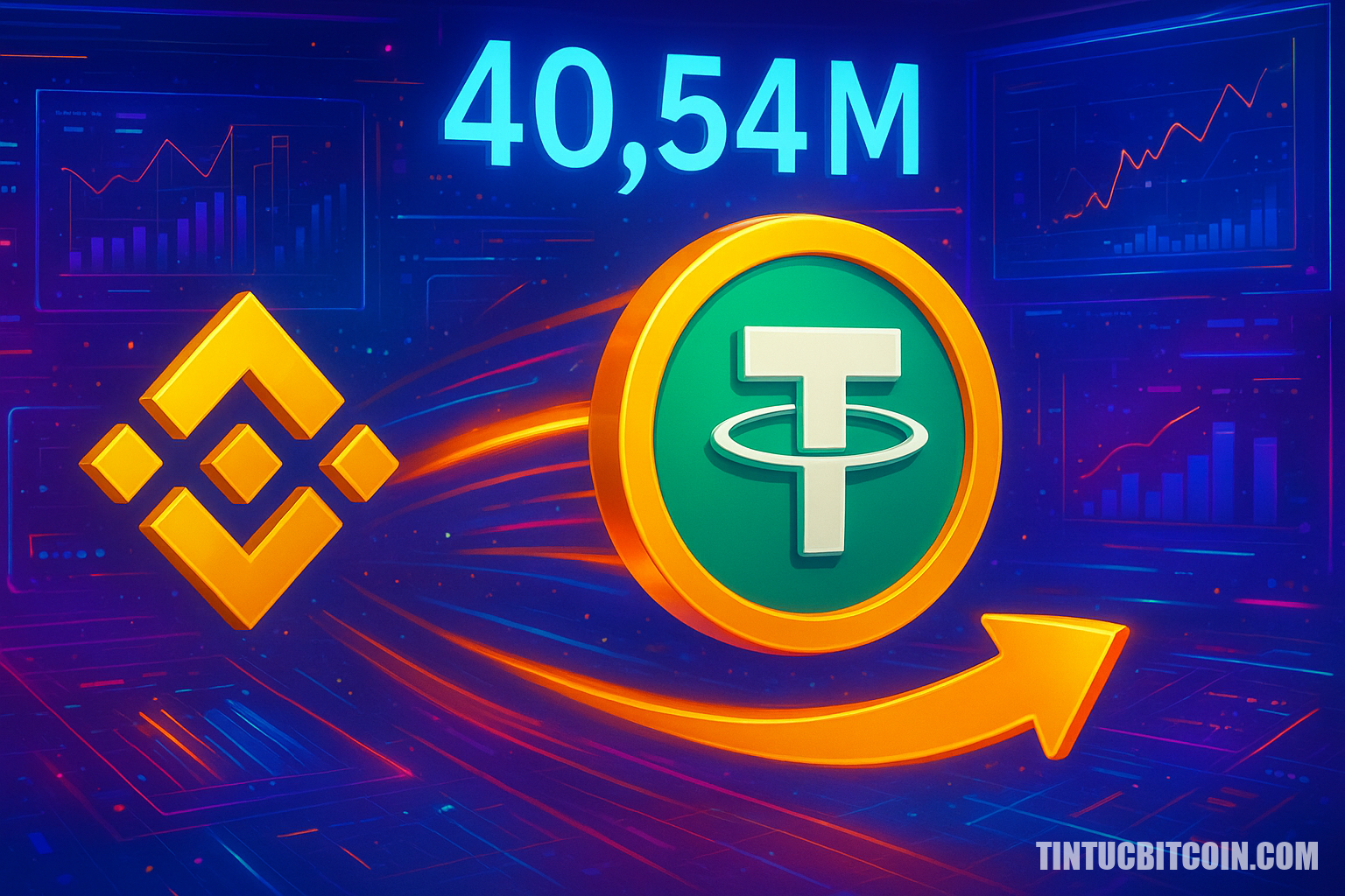 40,54 triệu USDT rời Binance, dữ liệu giám sát cho thấy - Tin Tức Bitcoin - Cập Nhật Tin Tức Coin Mới Nhất 24/7 2026 40,54 triệu USDT rời Binance, dữ liệu giám sát cho thấy