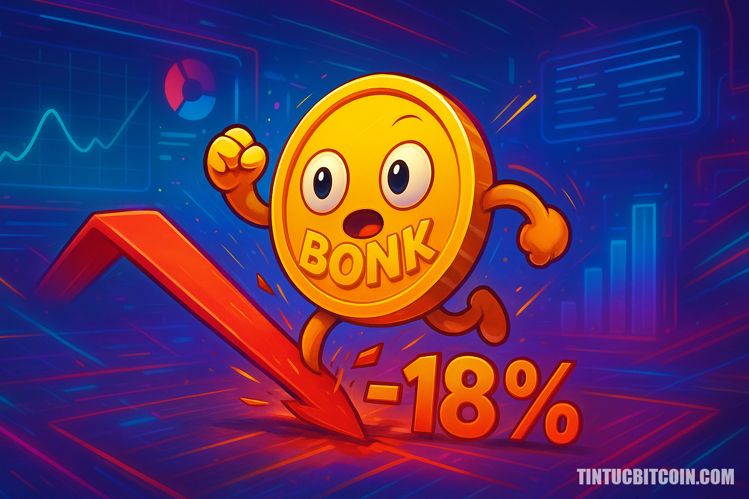 BONK sau sự cố có thể giảm giá 18% - Tin Tức Bitcoin - Cập Nhật Tin Tức Coin Mới Nhất 24/7 2026 BONK sau sự cố có thể giảm giá 18%