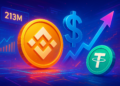 Binance ghi nhận 213 triệu USD USDT vào ròng trong 24 giờ
