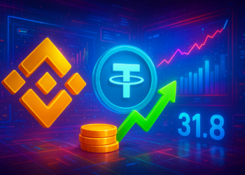 Binance ghi nhận dòng tiền ròng vào 31,8 triệu USDT trong 1 giờ qua
