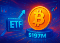 Bitcoin ETF chấm dứt 8 tuần rút vốn với 197 triệu USD vào ròng
