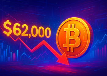 Bitcoin giảm xuống dưới 62.000 USD sau khi mất 3,34% trong 24 giờ