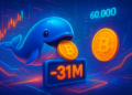 Cá voi Bitcoin đặt cược short 31 triệu USD, BTC sẽ về 60.000 USD?