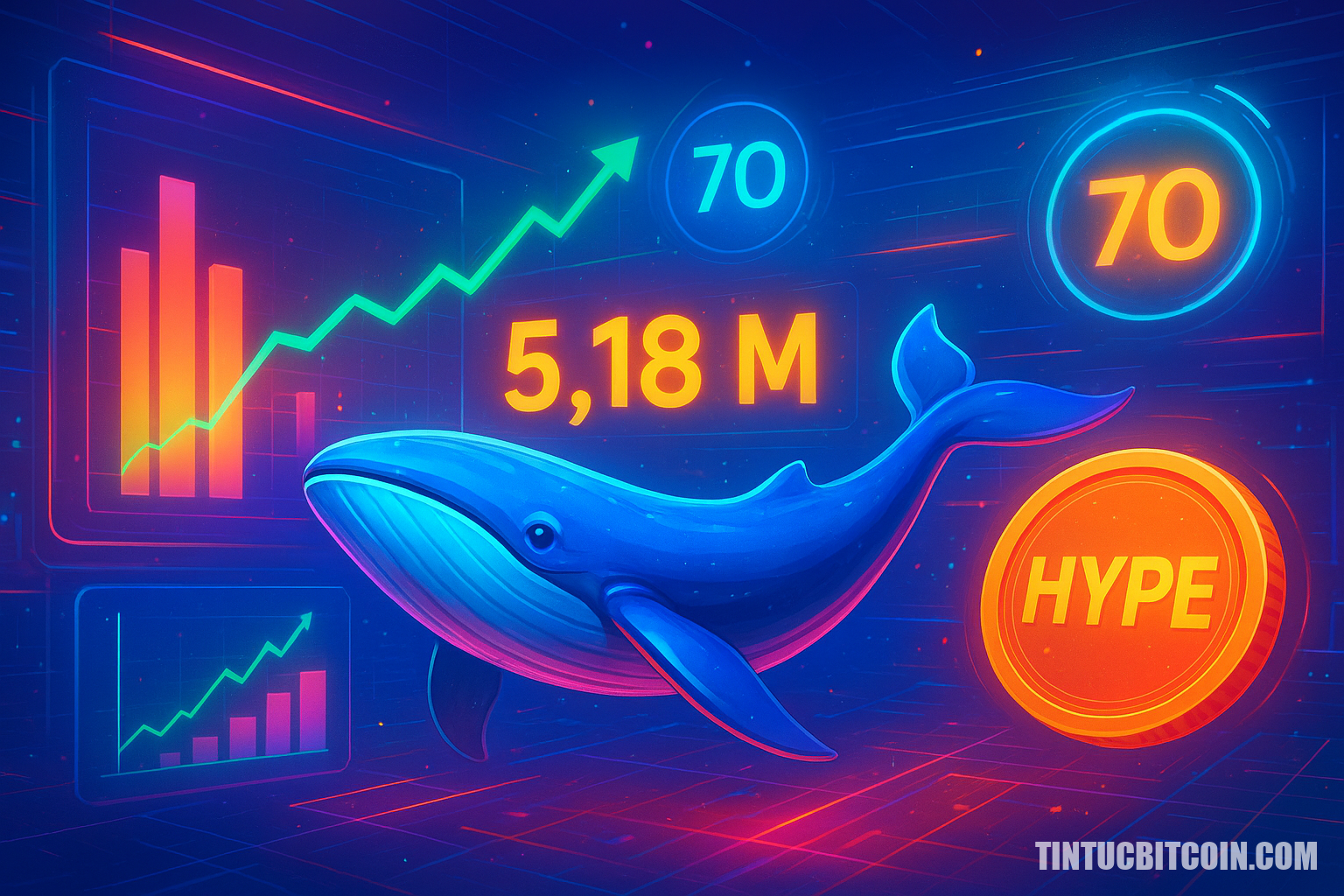 Cá voi bán 5,18 triệu USD, HYPE có lên 70 USD? - Tin Tức Bitcoin - Cập Nhật Tin Tức Coin Mới Nhất 24/7 2026 Cá voi bán 5,18 triệu USD, HYPE có lên 70 USD?