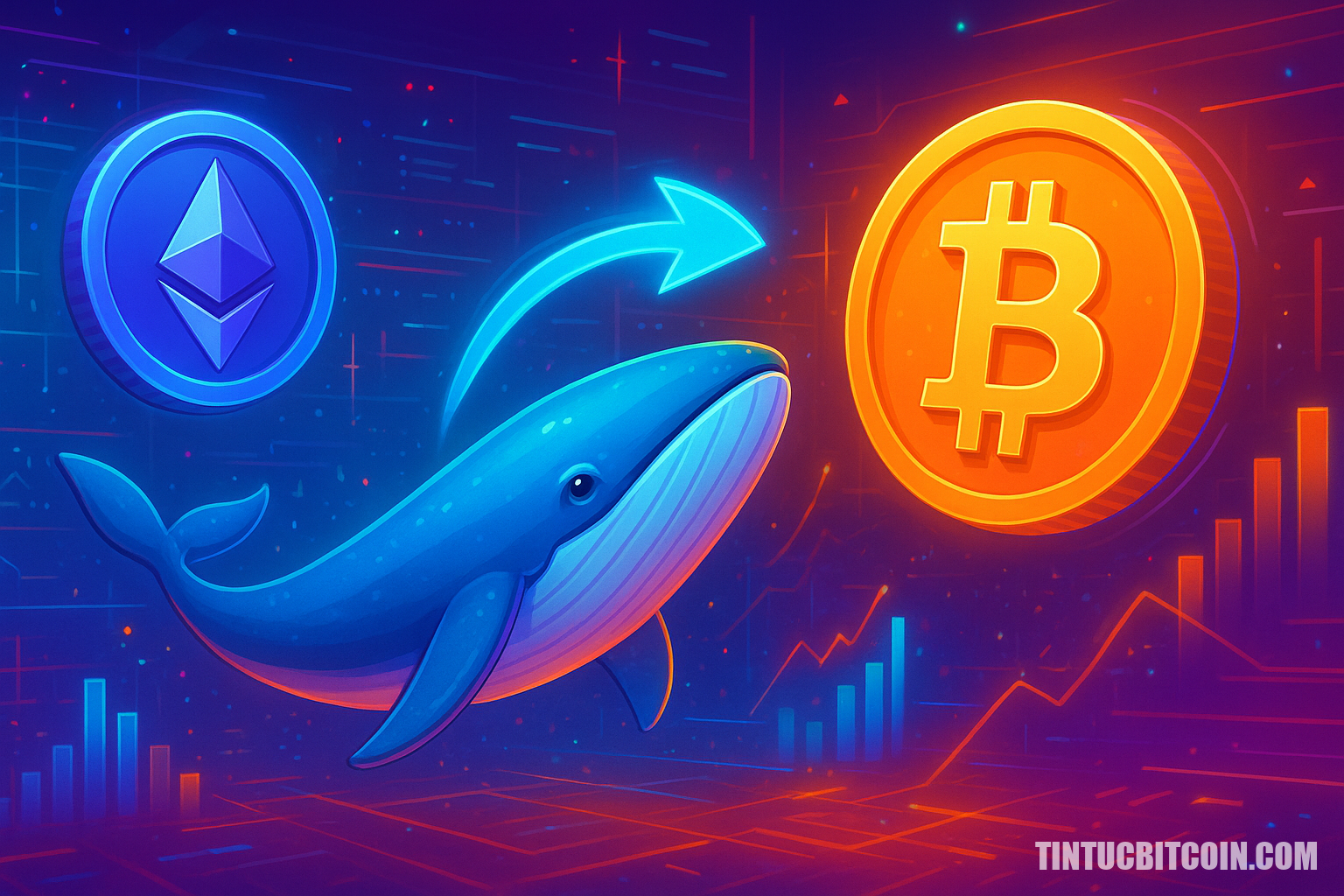 Cá voi hoán đổi 4.695 ETH lấy 133,8 BTC, chú ý xoay vòng Bitcoin - Tin Tức Bitcoin - Cập Nhật Tin Tức Coin Mới Nhất 24/7 2026 Cá voi hoán đổi 4.695 ETH lấy 133,8 BTC, chú ý xoay vòng Bitcoin