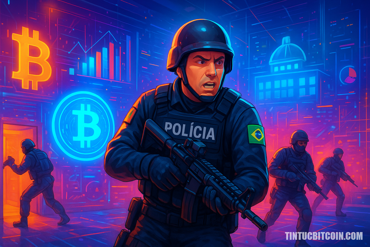 Cảnh sát Brazil đột kích 87 công ty vỏ bọc trong cuộc điều tra crypto - Tin Tức Bitcoin - Cập Nhật Tin Tức Coin Mới Nhất 24/7 2026 Cảnh sát Brazil đột kích 87 công ty vỏ bọc trong cuộc điều tra crypto