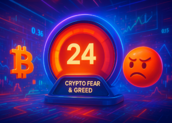 Chỉ số Crypto Fear & Greed ở 24, thị trường cực kỳ sợ hãi