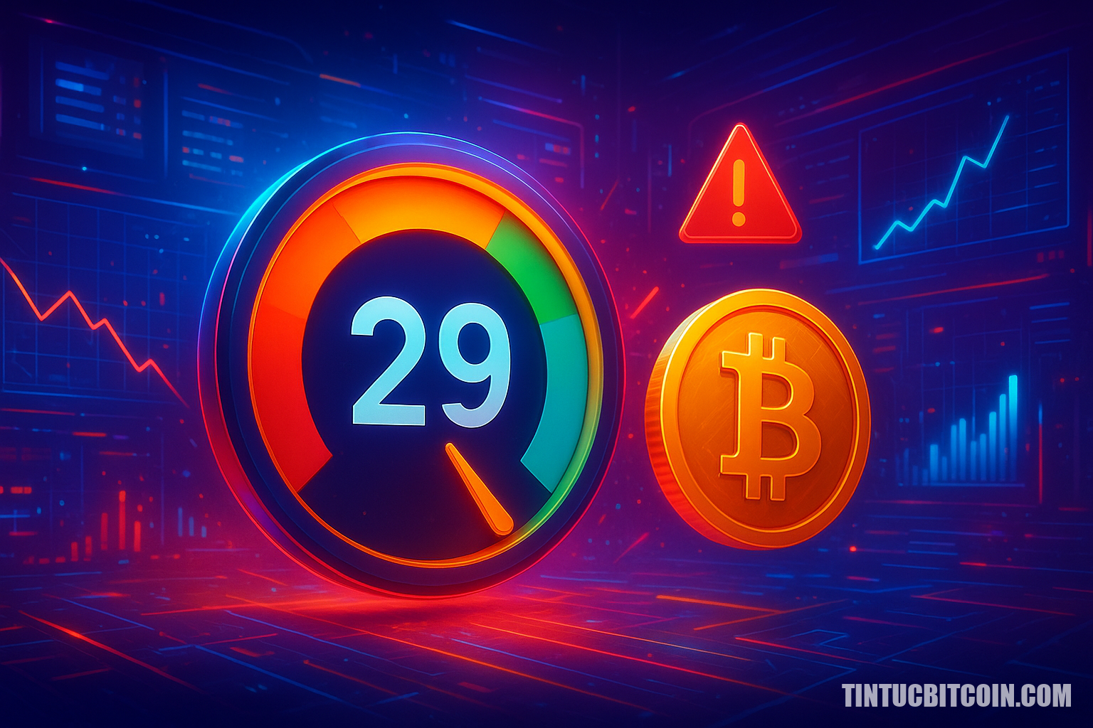 Chỉ số Fear and Greed của Crypto ở 29, thị trường vẫn sợ hãi - Tin Tức Bitcoin - Cập Nhật Tin Tức Coin Mới Nhất 24/7 2026 Chỉ số Fear and Greed của Crypto ở 29, thị trường vẫn sợ hãi