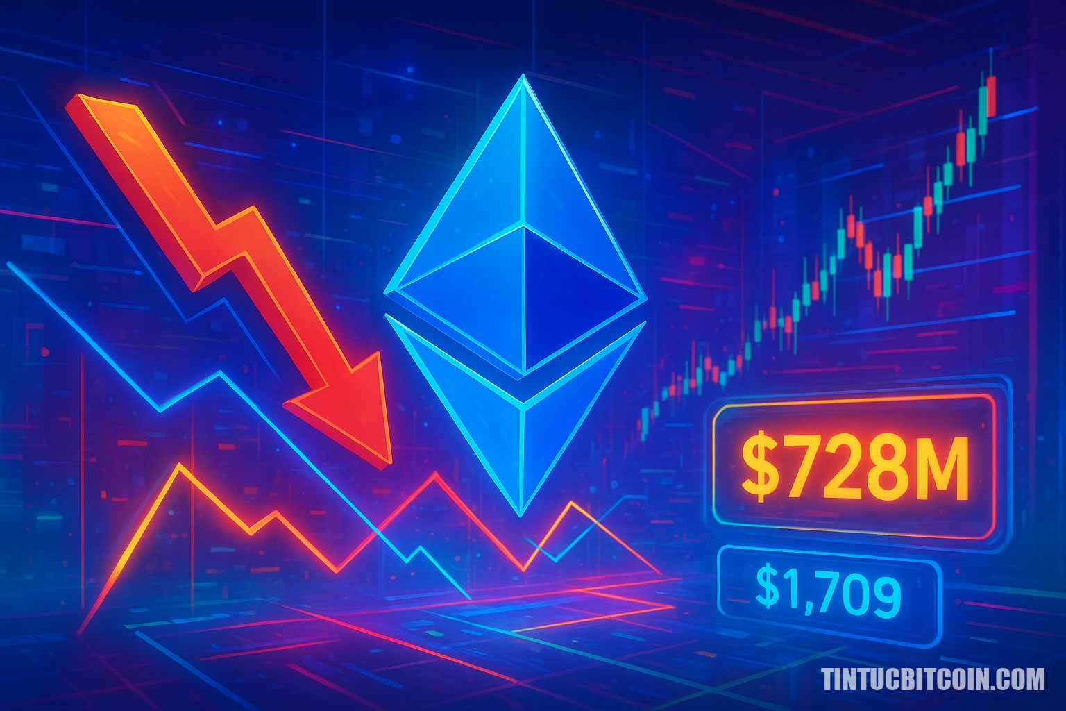 ETH đối mặt rủi ro thanh lý lệnh long 728 triệu USD dưới 1.709 USD - Tin Tức Bitcoin - Cập Nhật Tin Tức Coin Mới Nhất 24/7 2026 ETH đối mặt rủi ro thanh lý lệnh long 728 triệu USD dưới 1.709 USD
