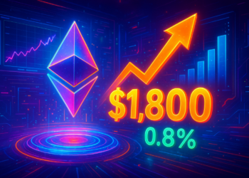 Ether tiến sát 1.800 USD khi ETH tăng 0,8% sau 24 giờ