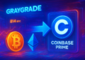 Grayscale chuyển 814 BTC và 11.421 ETH sang Coinbase Prime