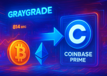 Grayscale chuyển 814 BTC và 11.421 ETH sang Coinbase Prime