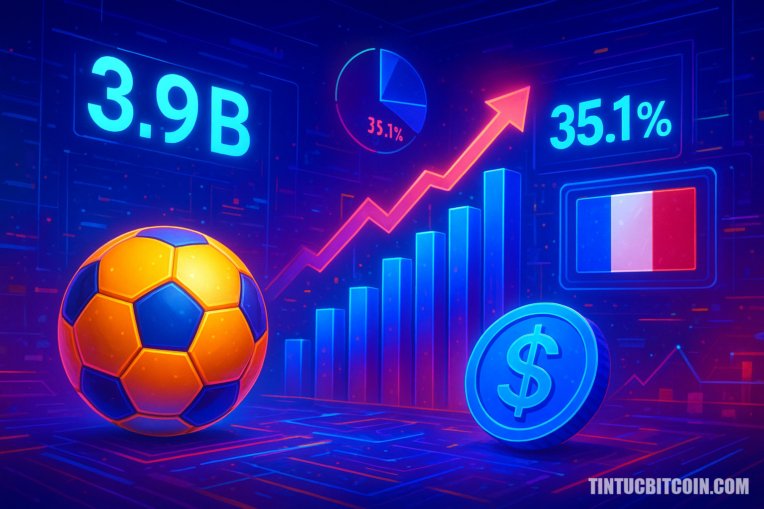 Khối lượng thị trường World Cup của Polymarket đạt 3,9 tỷ USD, Pháp 35,1% - Tin Tức Bitcoin - Cập Nhật Tin Tức Coin Mới Nhất 24/7 2026 Khối lượng thị trường World Cup của Polymarket đạt 3,9 tỷ USD, Pháp 35,1%