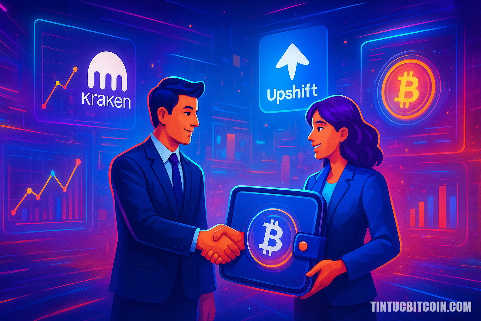 Kraken Institutional hợp tác Upshift ra mắt ví crypto tùy chỉnh - Tin Tức Bitcoin - Cập Nhật Tin Tức Coin Mới Nhất 24/7 2026 Kraken Institutional hợp tác Upshift ra mắt ví crypto tùy chỉnh
