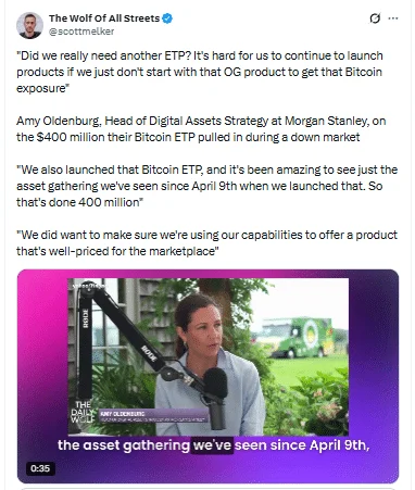Liệu 400 triệu USD từ Morgan Stanley giúp Bitcoin lấy lại 65.000 USD? - Tin Tức Bitcoin - Cập Nhật Tin Tức Coin Mới Nhất 24/7 2026