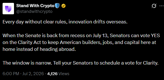 SEC: Quy định crypto không phải ưu ái, CLARITY Act vẫn chờ - Tin Tức Bitcoin - Cập Nhật Tin Tức Coin Mới Nhất 24/7 2026 SEC crypto