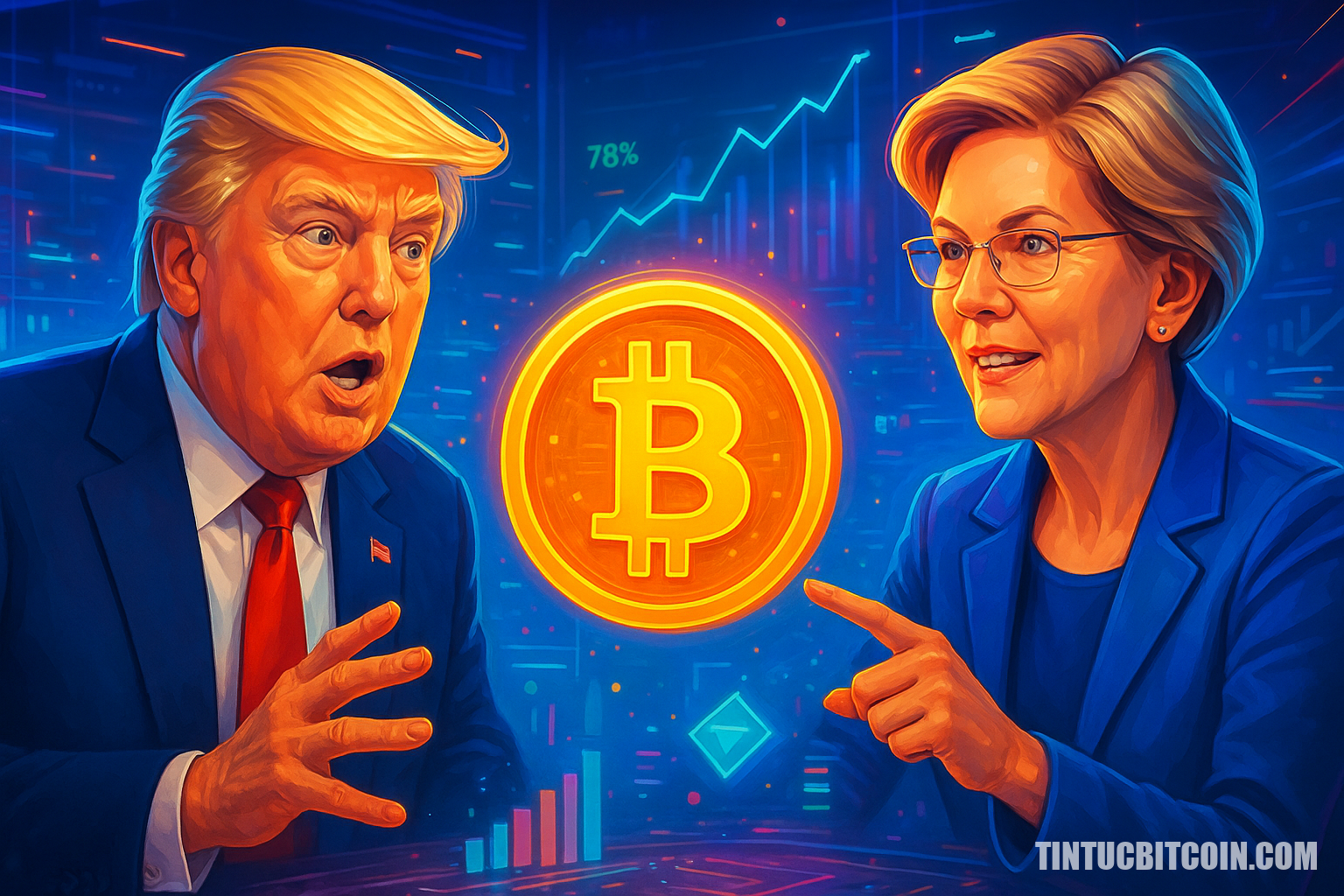 Warren ép Trump công khai tài sản crypto trong 1 tuần - Tin Tức Bitcoin - Cập Nhật Tin Tức Coin Mới Nhất 24/7 2026 Warren ép Trump công khai tài sản crypto trong 1 tuần
