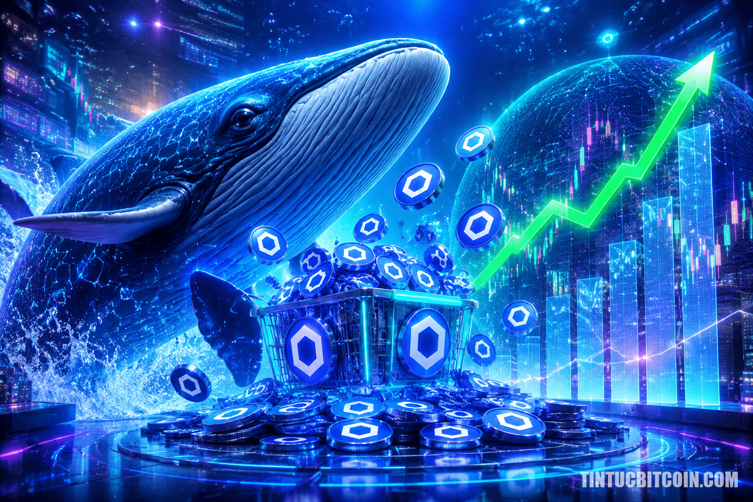 Cá voi Chainlink mua thêm 22 triệu USD LINK, giá 20 USD còn khả thi? - Tin Tức Bitcoin - Cập Nhật Tin Tức Coin Mới Nhất 24/7 2026 Cá voi Chainlink mua thêm 22 triệu USD LINK, giá 20 USD còn khả thi?
